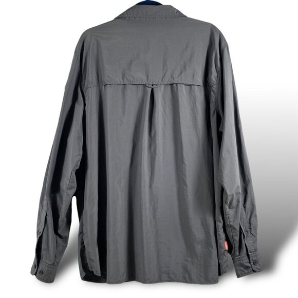 Craghoppers Shirt Mens XXL Grey Nosilife Insect Shield Vented Light Hiking Outdo - Picture 8 of 14